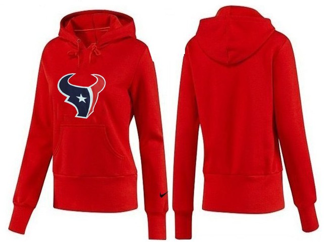 Nike Houston Texans Red Women Hoodie