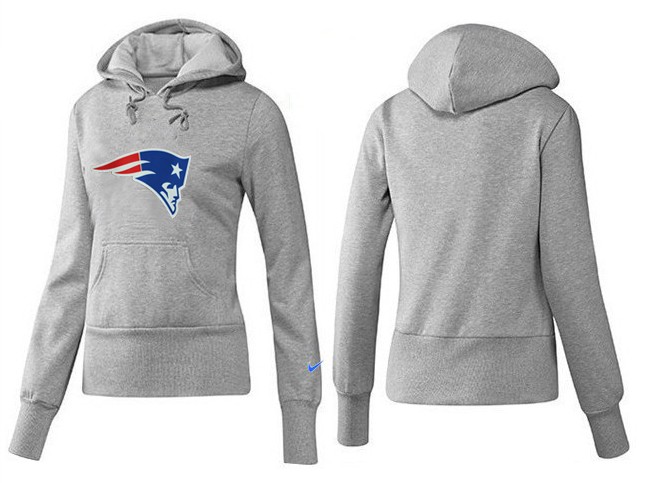 Nike New England Patriots Grey Women Hoodie