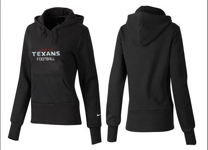 Nike Houston Texans Women Black Color Hoodie