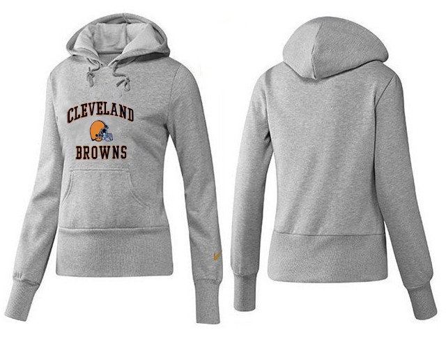 Nike Cleveland Browns Women Grey Color Hoodie