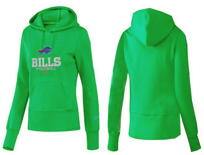 Nike Buffalo Bills Green Color Hoodie for Women