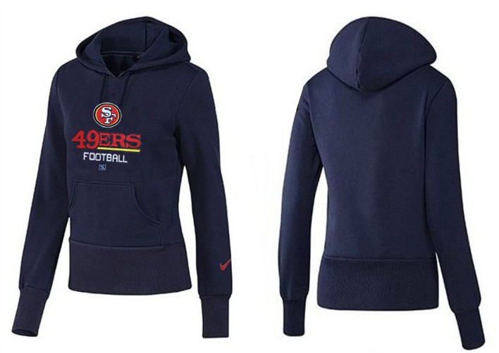 Nike San Francisco 49ers Dark Blue Women Hoodie