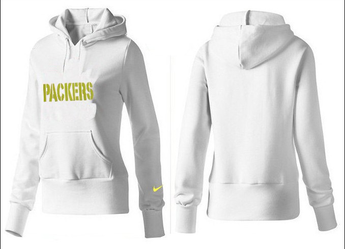 Nike Green Bay Packers  Hoodie Women White Color