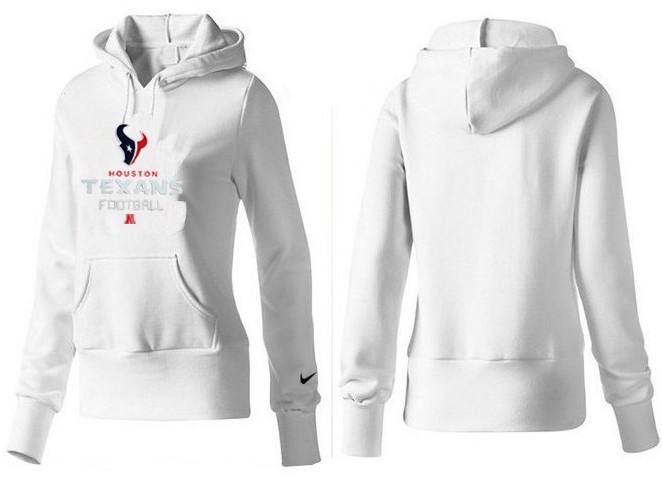 Nike Houston Texans White Color Hoodie for Women