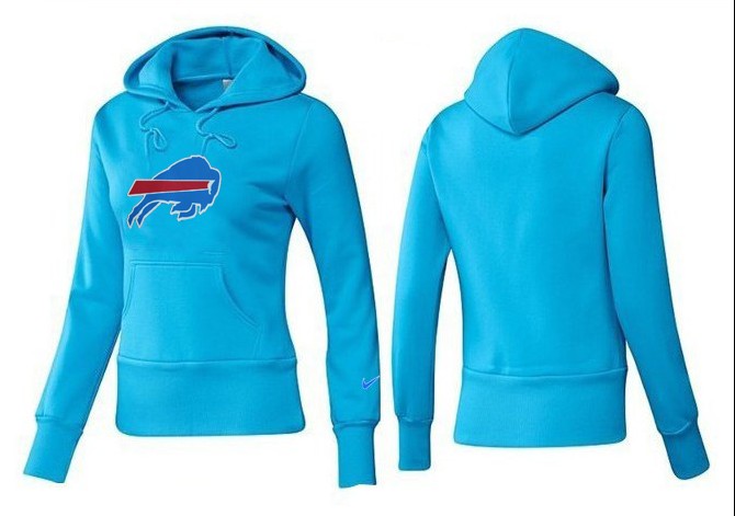 Nike Buffalo Bills Women Light Blue Hoodie