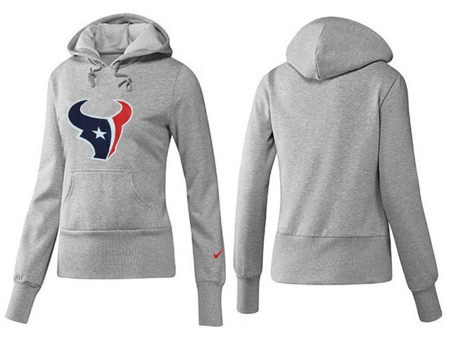 Nike Houston Texans Grey Women Hoodie