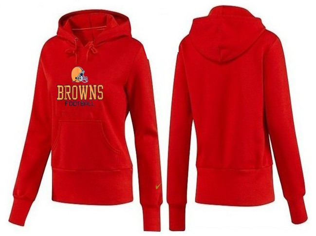 Nike Cleveland Browns Women Red Color Hoodie