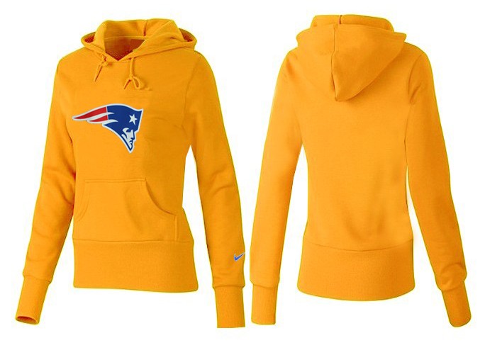 Nike New England Patriots Yellow Color Hoodie for Women