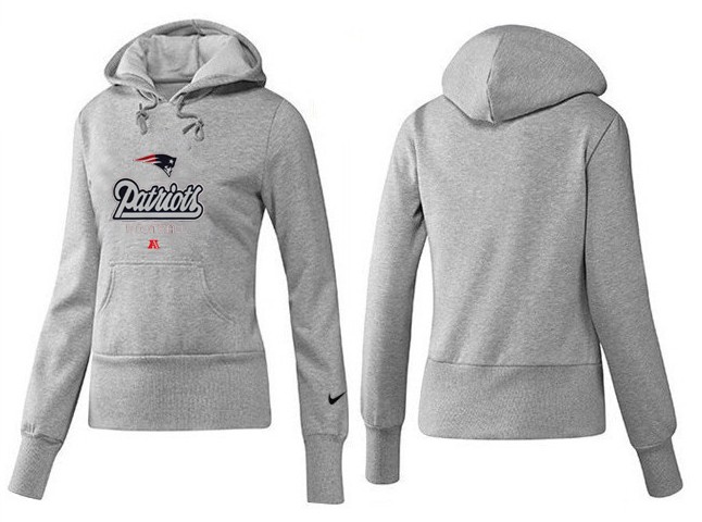 Nike New England Patriots Grey Hoodie for Women