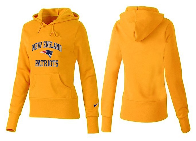 Nike New England Patriots Yellow Hoodie for Women