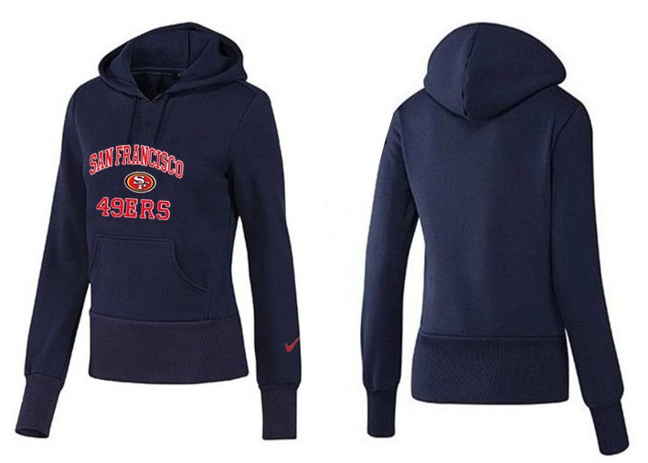 Nike San Francisco 49ers D.Blue Hoodie for Women