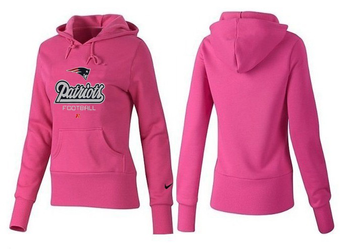 Nike New England Patriots Pink Color Hoodie for Women