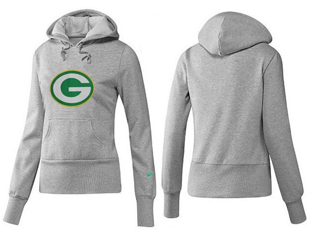 Nike Green Bay Packers Women Grey Color Hoodie