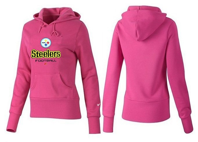 New Pittsburgh Steelers Women  Pink Hoodie