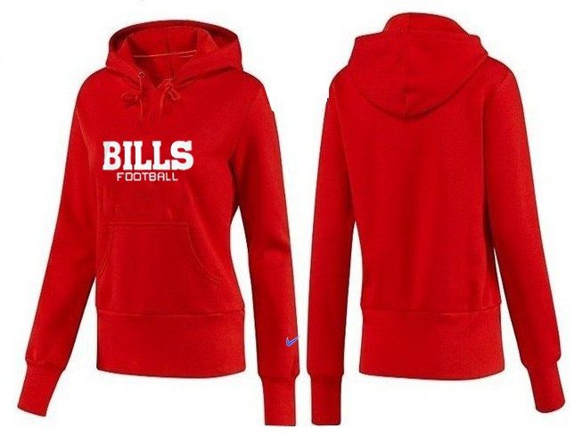 Nike Buffalo Bills Red Color Women Hoodie