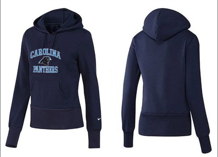 Nike Carolina Panthers Women D.Blue Color Hoodie