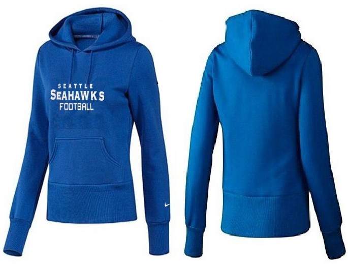 Nike Seattle Seahawks Women Blue Hoodie