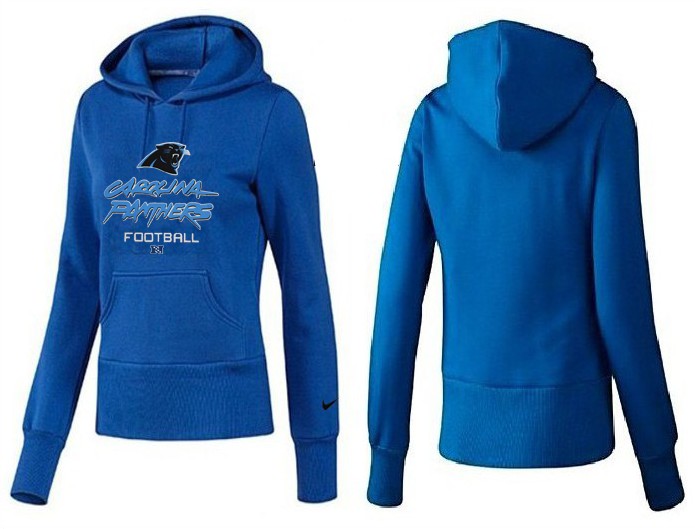 Nike Carolina Panthers Women  Blue Color Hoodie