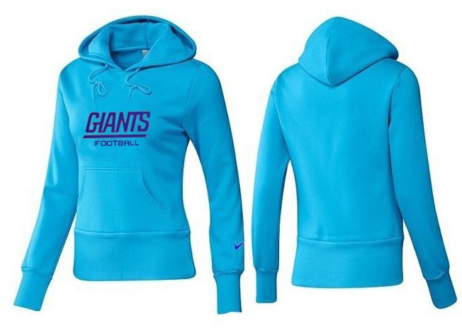 Nike New York Giants Women L.Blue Color Hoodie