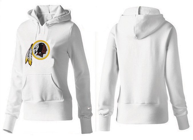 Nike Washington Redskins White Women Hoodie