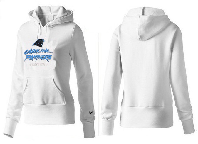 Nike Carolina Panthers Women White Color Hoodie