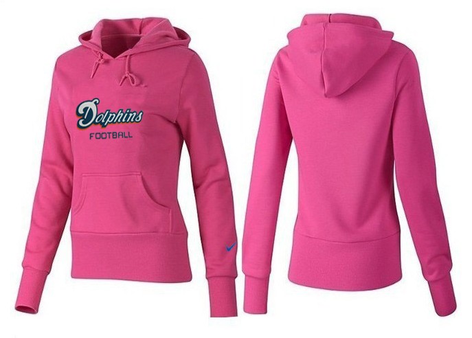 Nike Miami Dolphins Pink  Color Women Hoodie