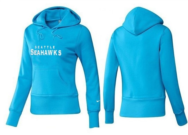 Nike Seattle Seahawks L.Blue Color Women Hoodie