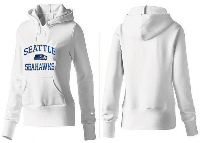 Nike Seattle Seahawks White Color Women Hoodie