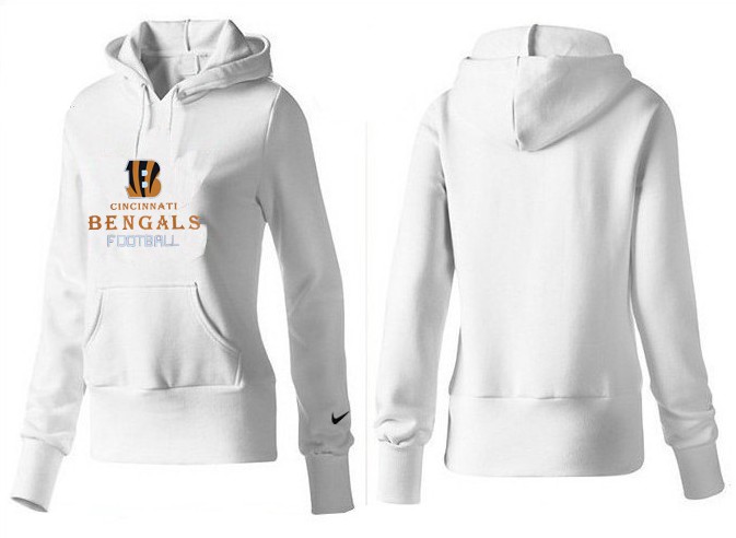 Nike Cincinnati Bengals Women White Hoodie