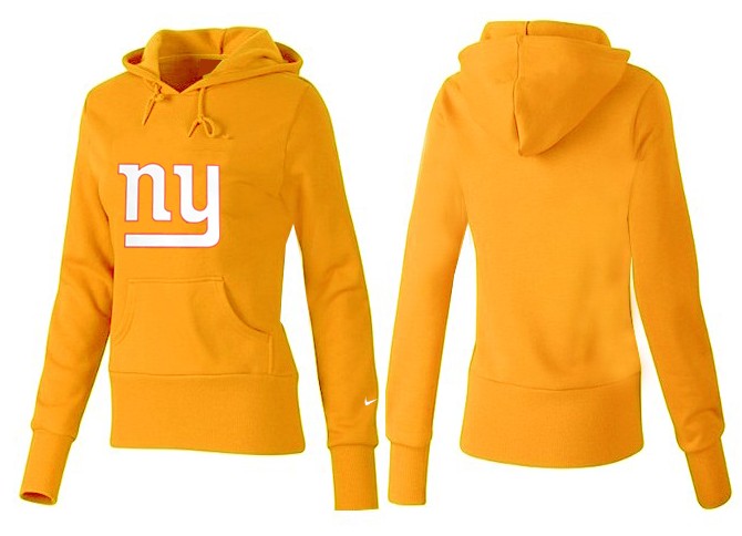 Nike New York Giants Yellow Women Hoodie