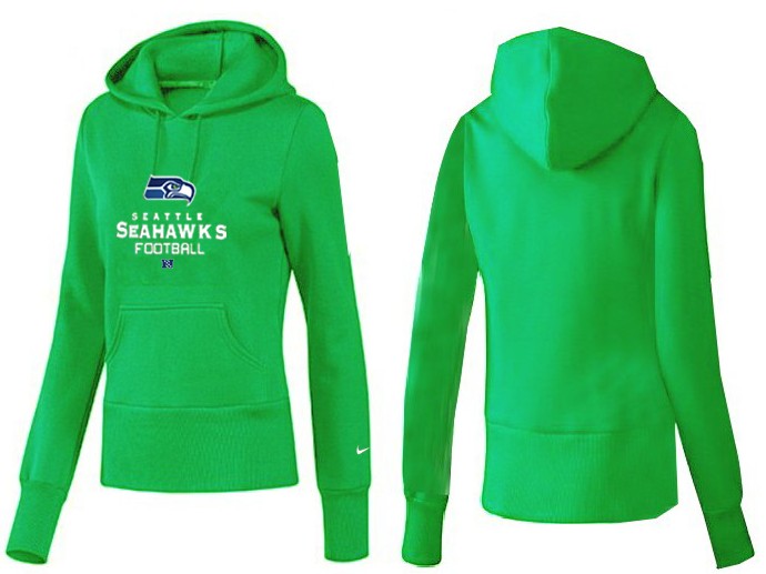 Nike Seattle Seahawks Green Color Hoodie for Women