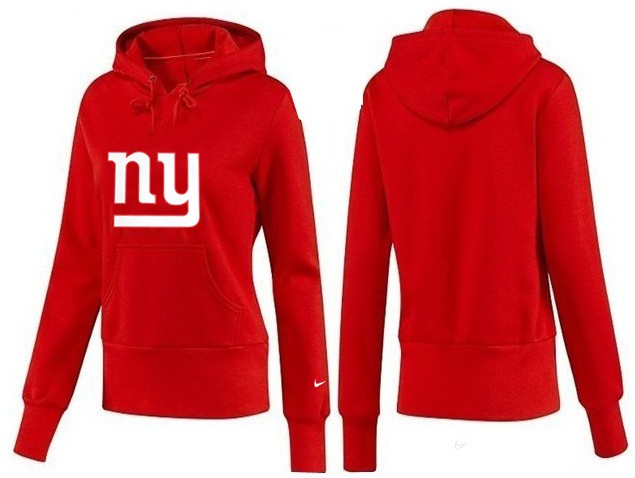 Nike New York Giants Red Women Hoodie