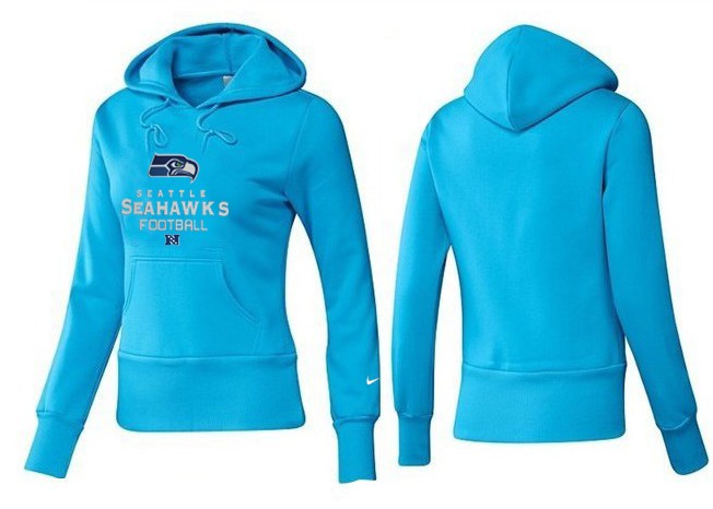 Nike Seattle Seahawks Women Light Blue Color Hoodie