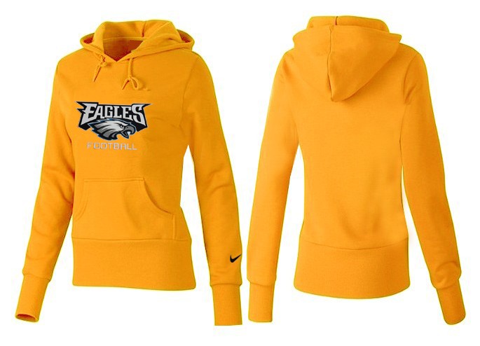 Nike Philadelphia Eagles Yellow Hoodie for Women