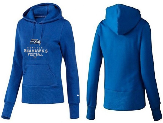 Nike Seattle Seahawks Women Blue Color Hoodie