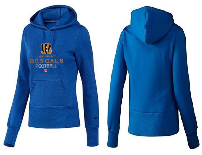 Nike Cincinnati Bengals Blue Color Hoodie for Women