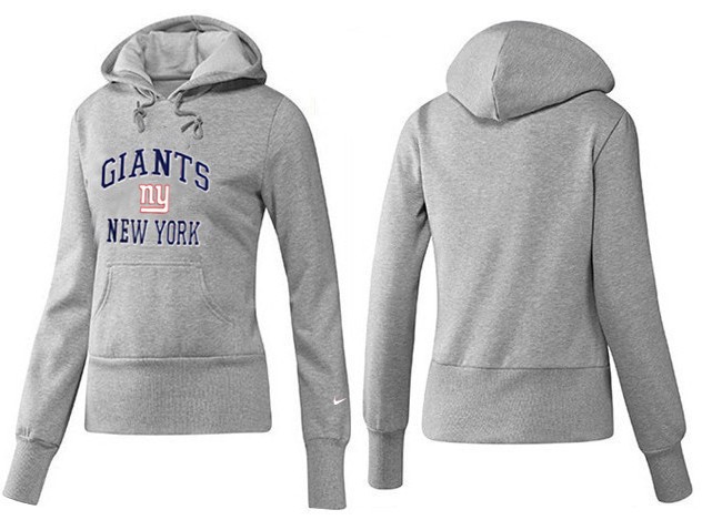 Nike New York Giants Women Grey Hoodie