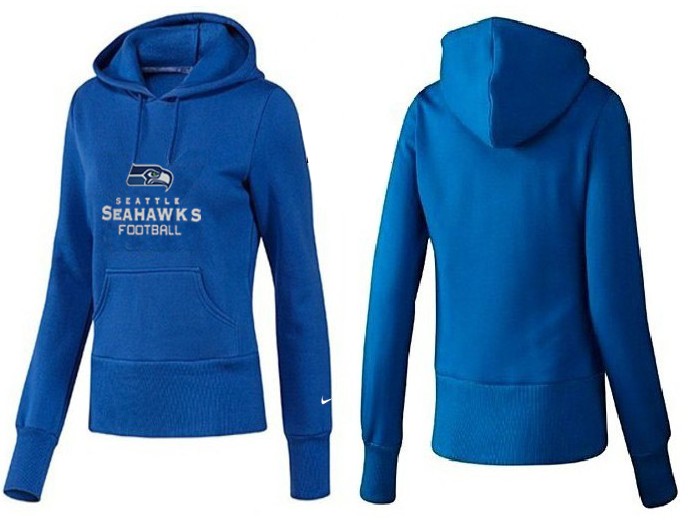 Nike Seattle Seahawks Blue Color Hoodie for Women