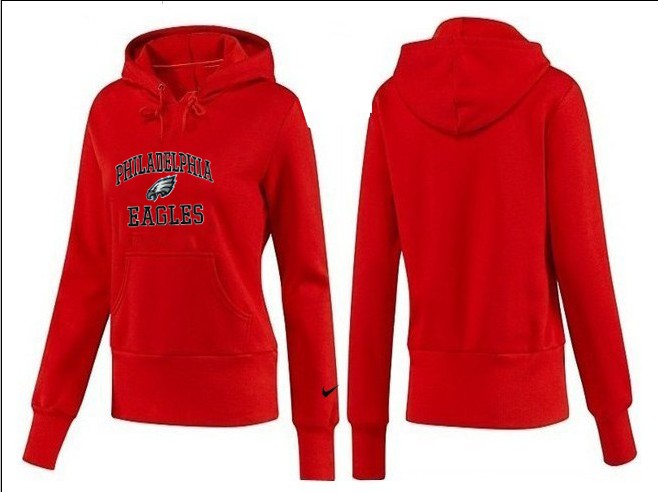 Nike Philadelphia Eagles Women Red Hoodie