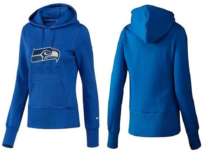 Nike Seattle Seahawks Blue Women Hoodie