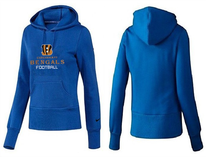 Nike Cincinnati Bengals Blue Hoodie Women