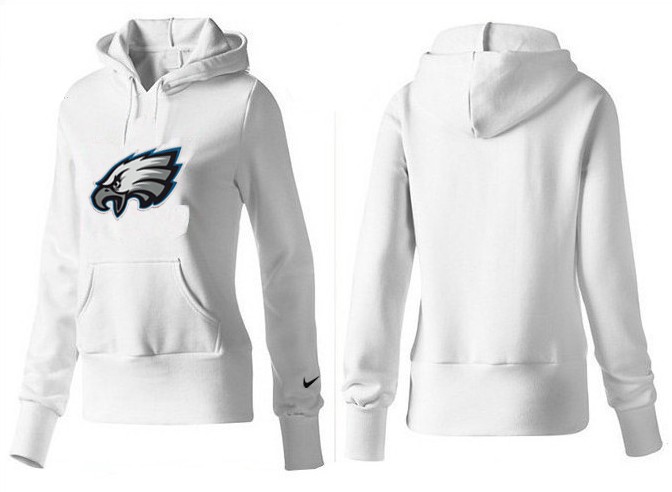 Nike Philadelphia Eagles Women White Hoodie