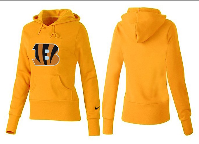 Nike Cincinnati Bengals Yellow Hoodie for Women