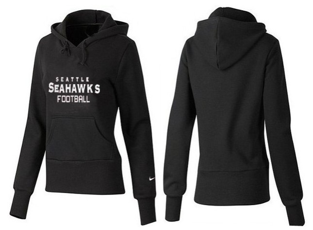 Nike Seattle Seahawks Black Color Hoodie Women