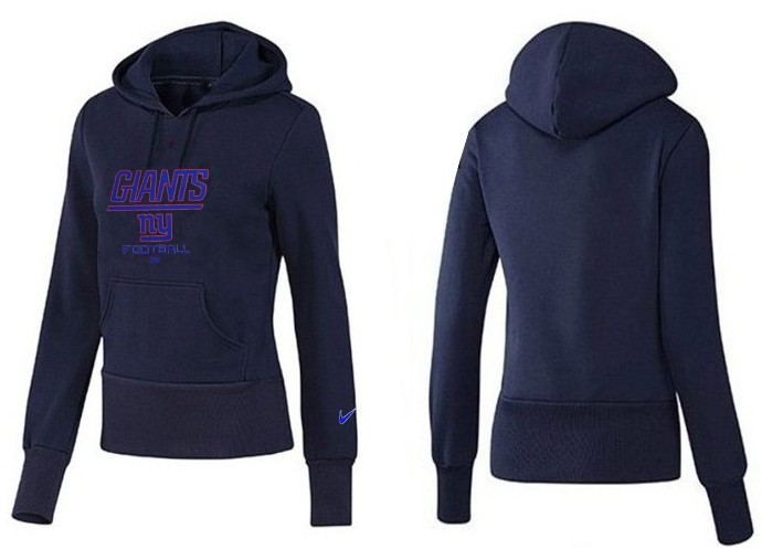 Nike New York Giants Women  D.Blue Hoodie