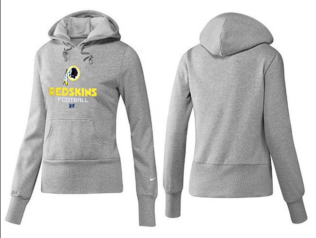 Nike Washington Redskins Grey Hoodie for Women