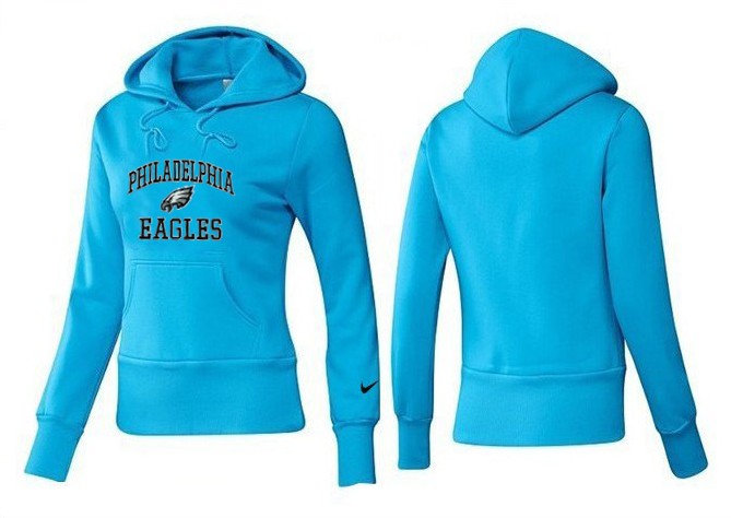 Nike Philadelphia Eagles Women Light Blue Hoodie