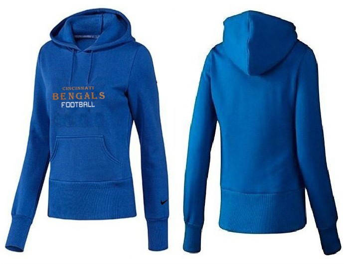 Nike Cincinnati Bengals Blue Color Women Hoodie