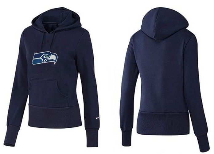 Nike Seattle Seahawks Dark Blue Women Hoodie