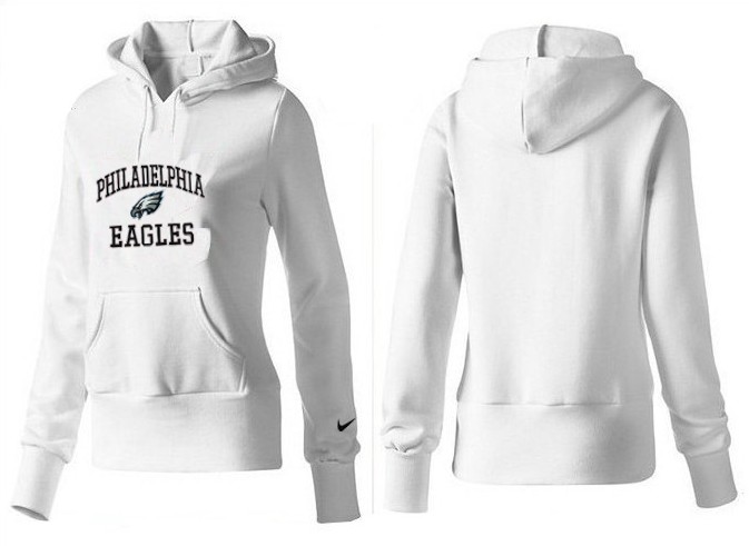 Nike Philadelphia Eagles White Women Hoodie